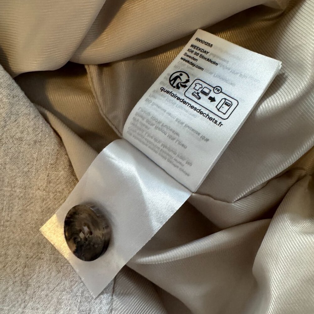Weekday ISA LINEN MIX BLAZER - Picture 7 of 10